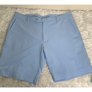 F&G Tech Light Blue Golf Shorts Sz 38